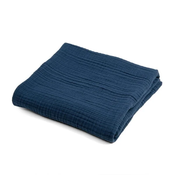 Muslino antklodė, mėlyna Sebra