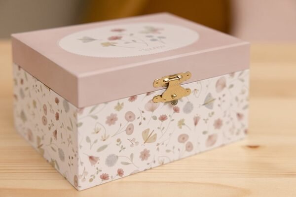 Muzikinė papuošalų dėžutė Balta Little Dutch