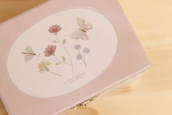 Muzikinė papuošalų dėžutė Balta Little Dutch