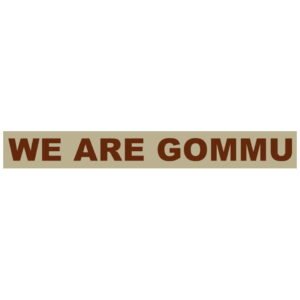 We are gommu logo