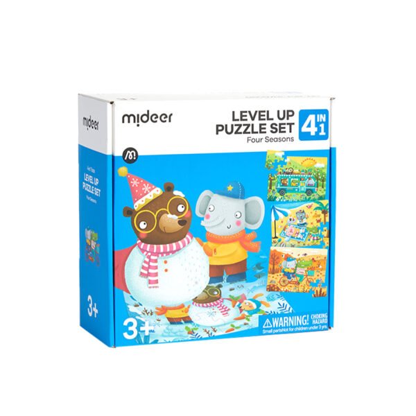 Dėlionė Level Up 4in1 rinkinys Keturi metų laikai