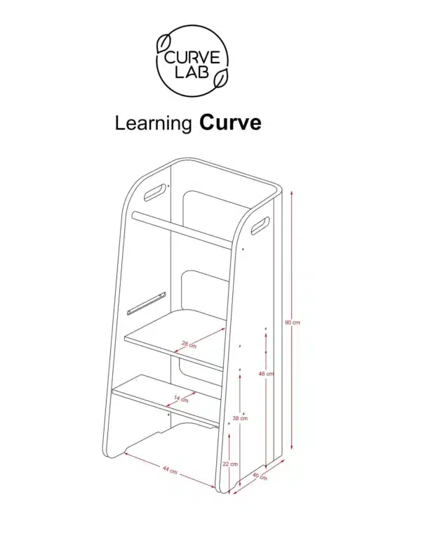 Curve Lab montessori bokštelis